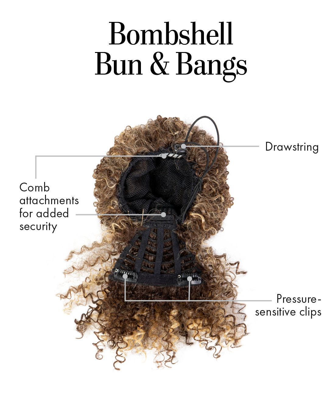 Kim Kimble Bombshell Bun & Bangs