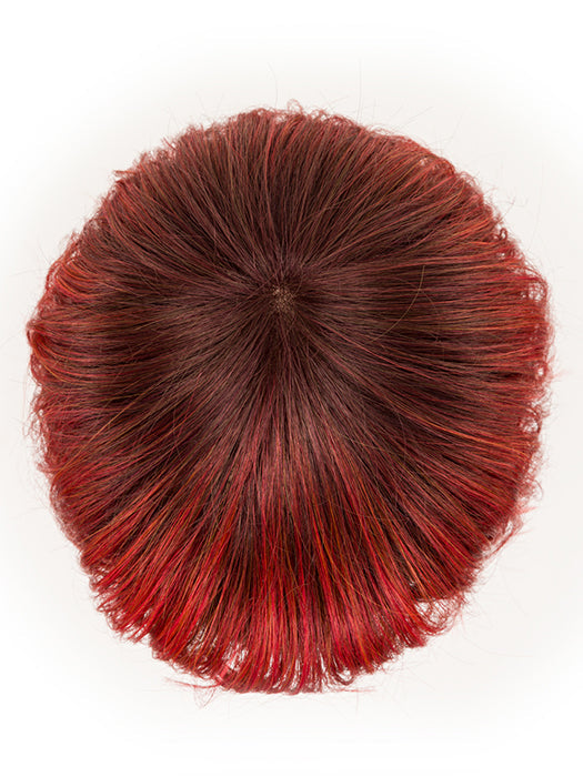 FIRESTORM ROOTED 132.32.133 | Granat Red and Deep Reddish Copper with Red Violet Blend and Shaded Roots