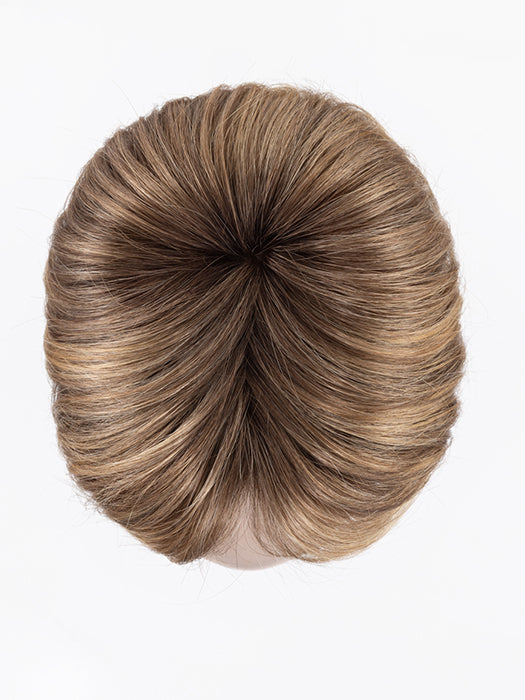 LIGHT BERNSTEIN ROOTED 12.26.27 | Lightest Brown, Light Golden Blonde, and Dark Strawberry Blonde Blend with Shaded Roots