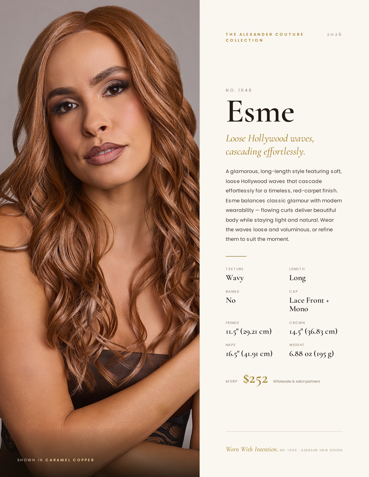 Esme Wig - 1046  Alexander Couture Collection
