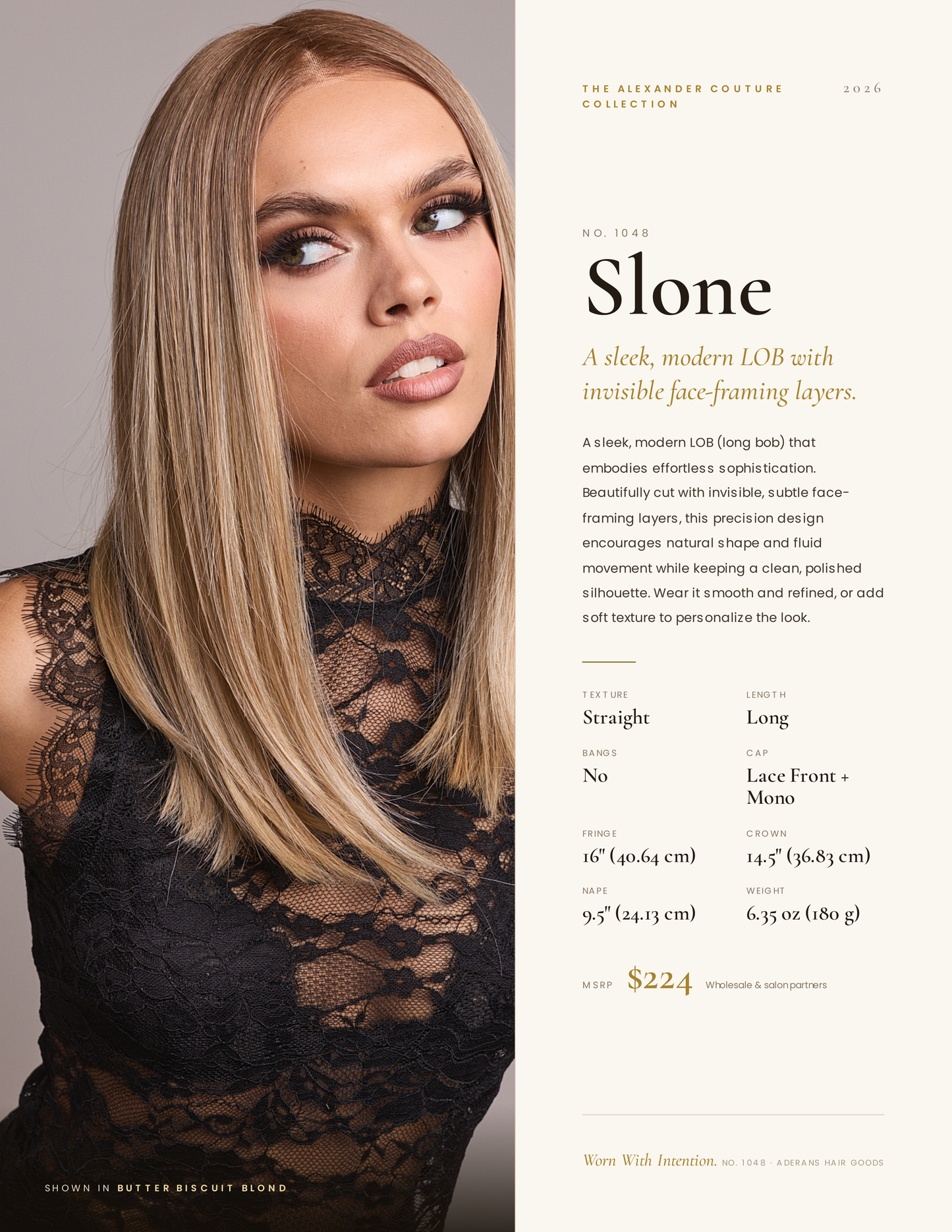 Slone Wig - 1048   Alexander Couture Collection