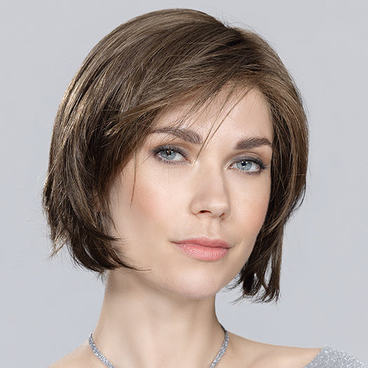 AMY SMALL DELUXE by ELLEN WILLE in COFFEE BROWN MIX 8.12.6 | Medium and Dark Brown with Light Auburn Blend
