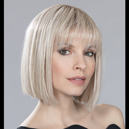 CLEO by ELLEN WILLE in SILVER BLONDE ROOTED 60.23 | Pearl White and Lightest Pale Blonde Blend with Shaded Roots