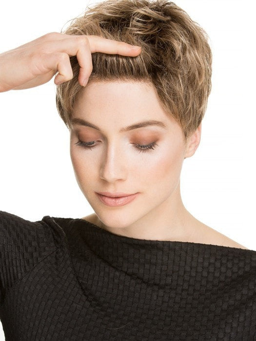 TAB by ELLEN WILLE in SAND ROOTED 14.16.12 | Medium Ash Blonde and Medium Blonde with Lightest Brown Blend and Shaded Roots