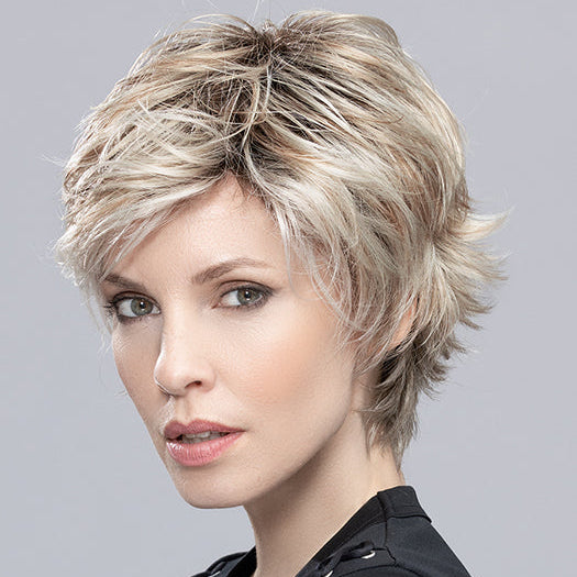 FLIP MONO by ELLEN WILLE in PEARL BLONDE ROOTED 101.14.16 | Pearl Platinum, Medium Ash Blonde and Medium Blonde Blend with Shaded Roots 