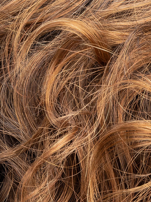 CHOCOLATE ROOTED 830.6 | Medium Brown Blended with Light Auburn, and Dark Brown blends with Shaded Roots 