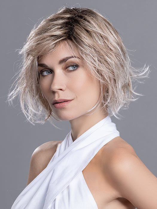 NIGHT by ELLEN WILLE in CANDY BLONDE ROOTED 101.27.60 | Pearl Platinum, Dark Strawberry Blonde and Pearl White with Shaded Roots