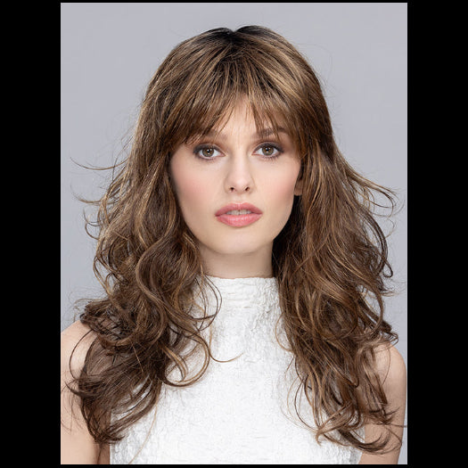 PRETTY by ELLEN WILLE in HOT MOCCA ROOTED 830.31.33 | Medium Brown Blended with Light Auburn and Light Reddish Auburn with Dark Auburn Blend and Shaded Roots
