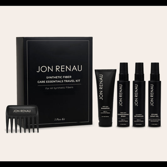 Jon Renau Synthetic Fiber Care System - 5 pc Travel Kit