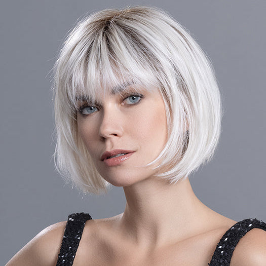 SING by ELLEN WILLE in PLATIN BLONDE ROOTED 61.101.1001 | Pure White, Pearl Platinum, and Winter White with Shaded Roots