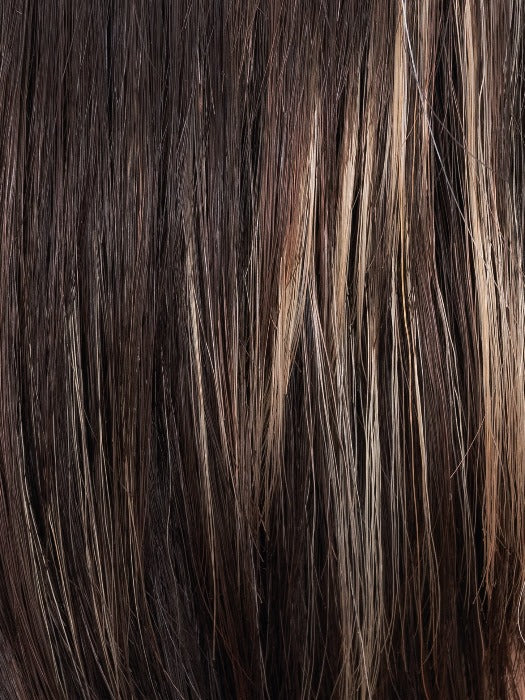 TABAC ROOTED 830.12 | Medium Brown Blended with Light Auburn and Lightest Brown Blend with Shaded Roots