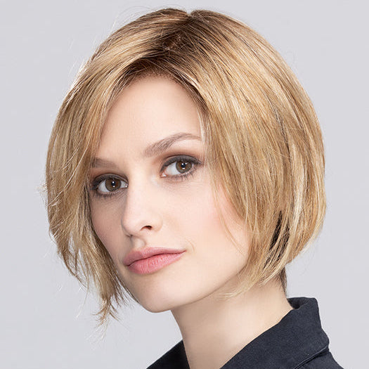 TALIA MONO by ELLEN WILLE in GINGER BLONDE ROOTED 26.19.22 | Light Golden Blonde and Light Honey Blonde with Light Neutral Blonde Blend and Shaded Roots