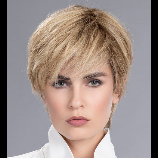 VALUE in SANDY BLONDE ROOTED 20.22.16 | Medium Blonde and Light Strawberry Blonde blend with Light Neutral Blonde and Shaded Roots