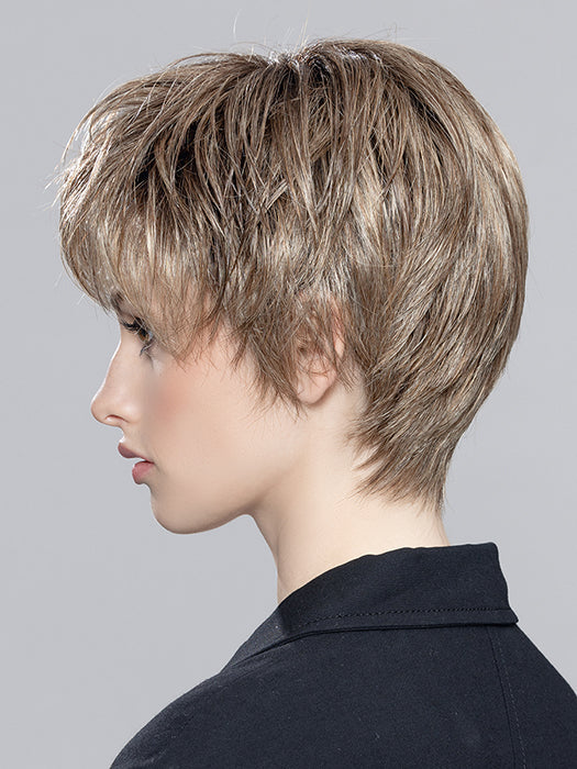 VISION MONO by ELLEN WILLE in DARK SAND ROOTED 12.14.20 | Lightest Brown and Medium Ash Blonde with Light Strawberry Blonde Blend with Shaded Roots