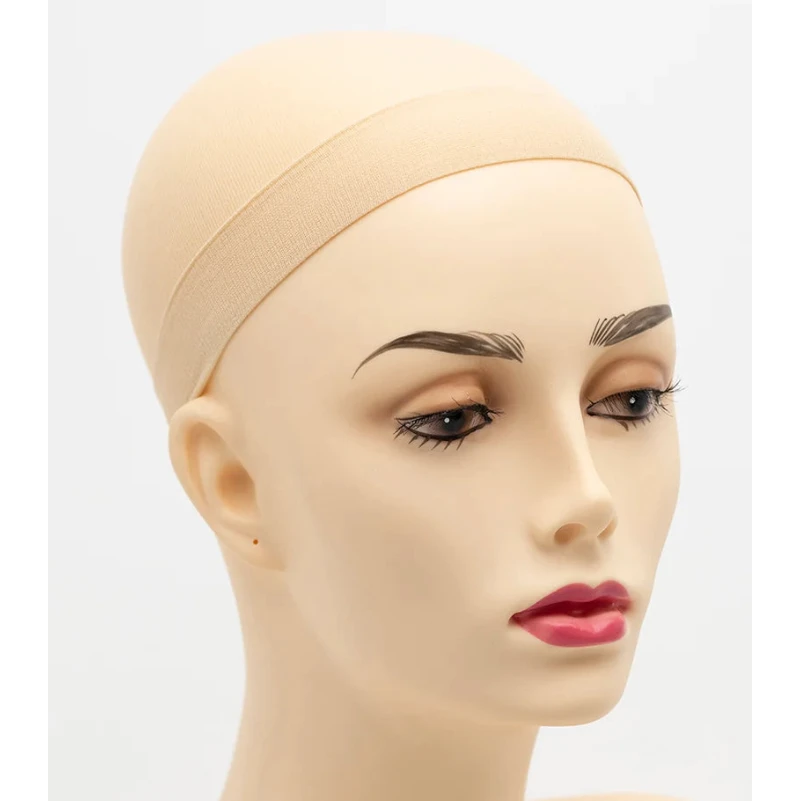 wig cap on wig head mannequin