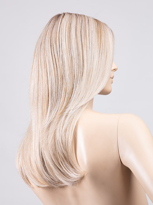 IVORY BLONDE SHADED  101.20.25 | Pearl Platinum Blended with Light Strawberry Blonde and Lightest Golden Blonde with Shaded Roots
