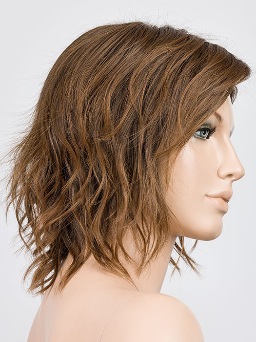 ANIMA by ELLEN WILLE in NOUGAT TIPPED 8.12.9 | Medium Brown and Lightest Brown with Medium Warm Brown Blend and Lighter Tipped Ends