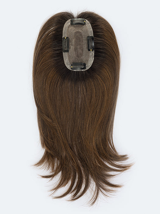 ANISE in CHOCOLATE ROOTED 830.6 | Medium Brown Blended with Light Auburn, and Dark Brown Blend with Shaded Roots