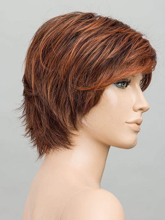 CINNAMON BROWN ROOTED 6.33.29 | Dark Brown and Dark Auburn with Copper Red Blend with Shaded Roots