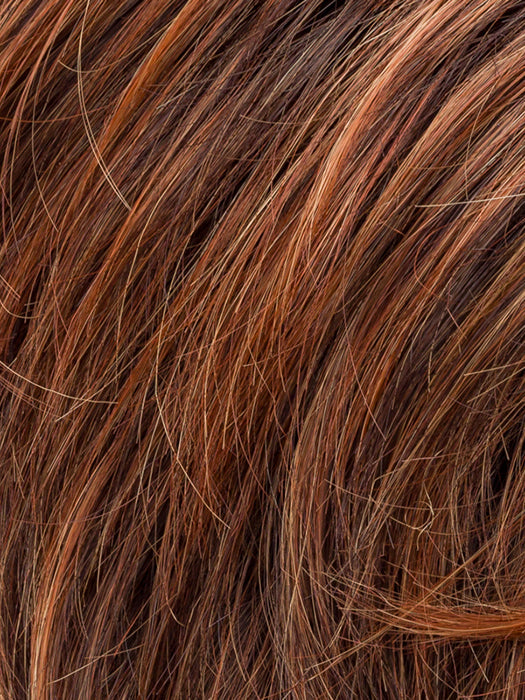 CINNAMON BROWN ROOTED 6.33.29 | Dark Brown and Dark Auburn with Copper Red Blend with Shaded Roots