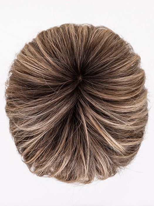 DARK SAND ROOTED 12.20.9 | Lightest Brown blended with Light Honey and Medium Warm Brown Blend and Shaded Roots