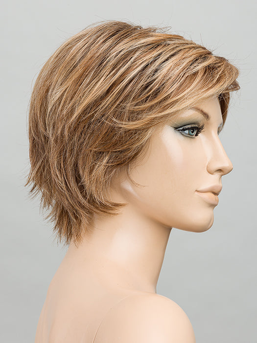 LIGHT BERNSTEIN ROOTED 12.26.27 | Lightest Brown, Light Golden Blonde, and Dark Strawberry Blonde Blend with Shaded Roots