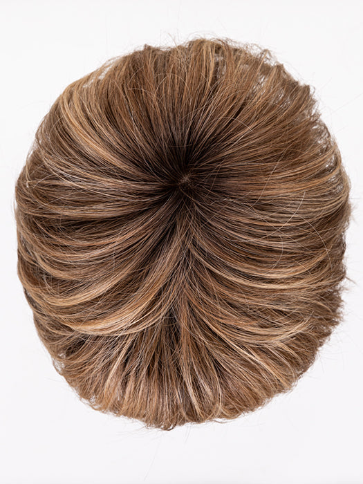 LIGHT BERNSTEIN ROOTED 12.26.27 | Lightest Brown, Light Golden Blonde, and Dark Strawberry Blonde Blend with Shaded Roots
