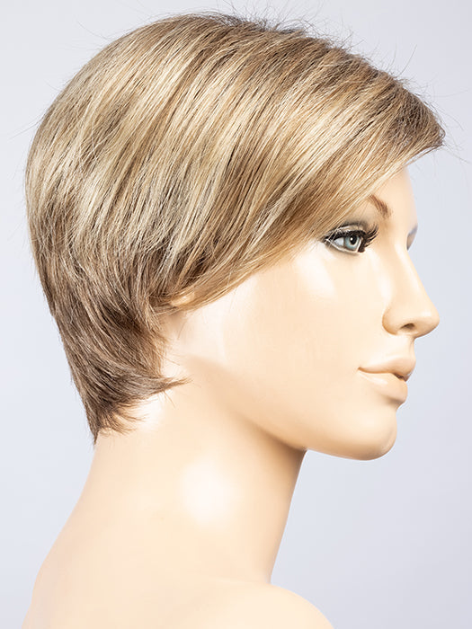 BEIGE MULTI SHADED 12.24.8 | Lightest Brown and Lightest Ash Blonde with Medium Brown Blend and Shaded Roots