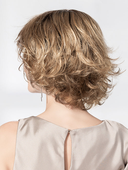 BLOOM DELUXE by Ellen Wille in DARK SAND ROOTED 14.24.26 | Medium Ash Blonde and Lightest Ash Blonde with Light Golden Blonde Blend and Shaded Roots