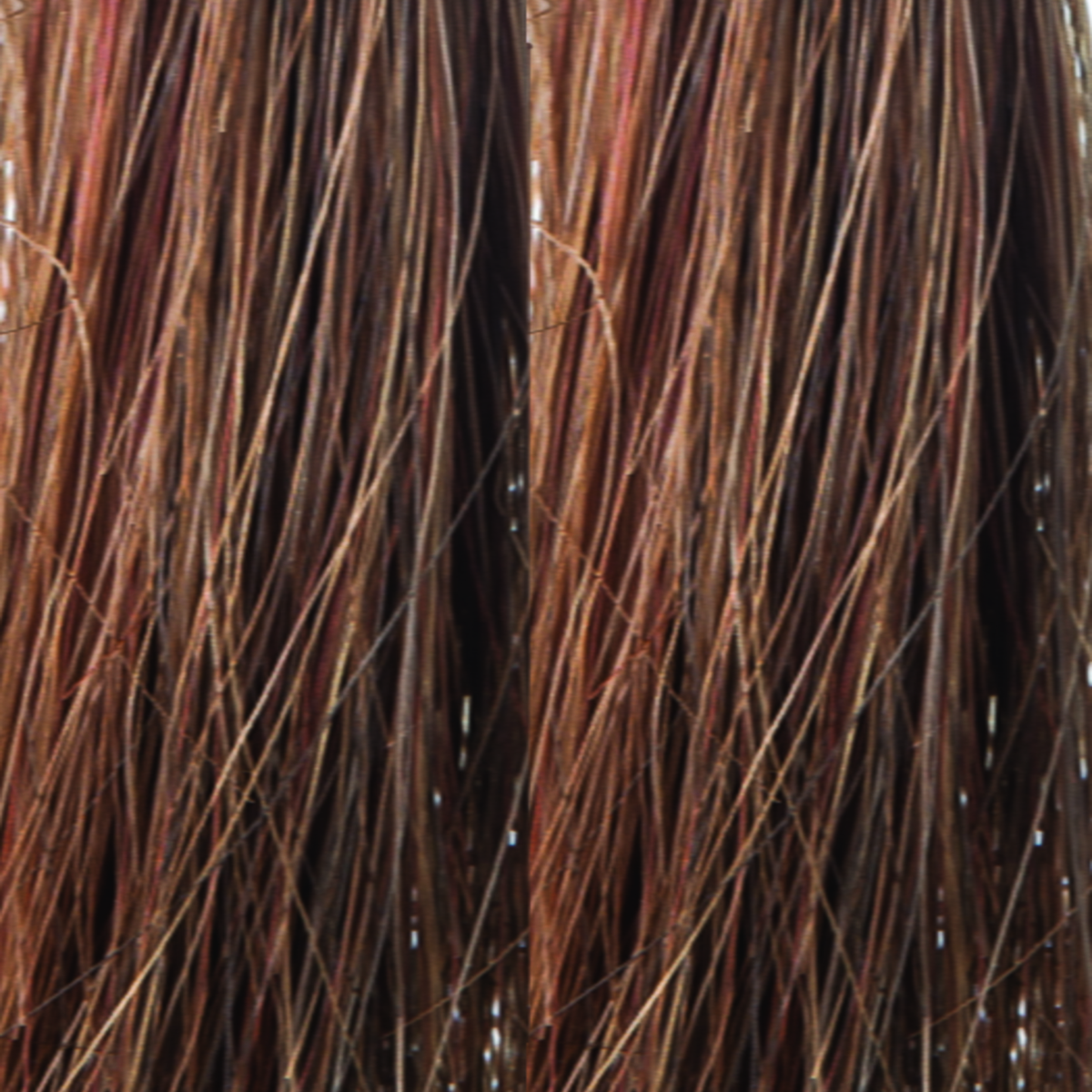 Bronzed Brown  -  This bronze based medium red is great and full of coco chocolate lowlights and hazel copper highlights. Bronzed Brown has eye catching glimmers of rosewood and autumn orange.