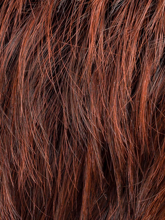 AUBURN ROOTED	 133.132.4 | Red Violet, Granat Red and Darkest Brown Blend with Shaded Roots