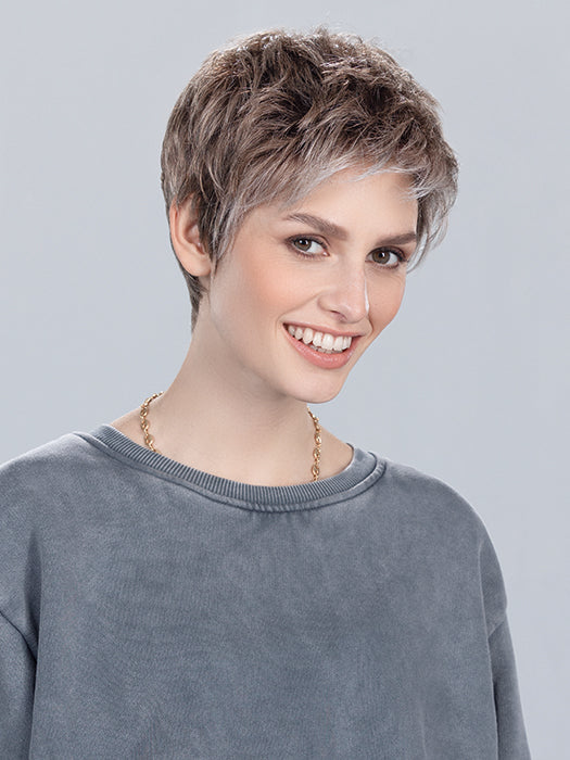 CHAT by Ellen Wille in SMOKE FROSTED 38.8.56 | Light Brown and Medium Brown with Lightest Blonde and Grey Blend with a Soft Matte Finish