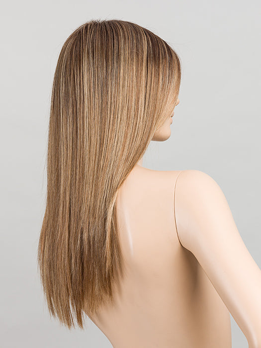 LIGHT BERNSTEIN TIPPED	| 12.26.27 | Lightest Brown, Light Golden Blonde, and Dark Strawberry Blonde Blend with Lighter Tipped Ends and Shaded Roots
