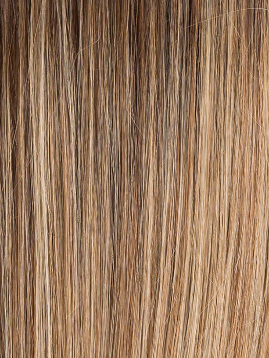 LIGHT BERNSTEIN TIPPED	| 12.26.27 | Lightest Brown, Light Golden Blonde, and Dark Strawberry Blonde Blend with Lighter Tipped Ends and Shaded Roots