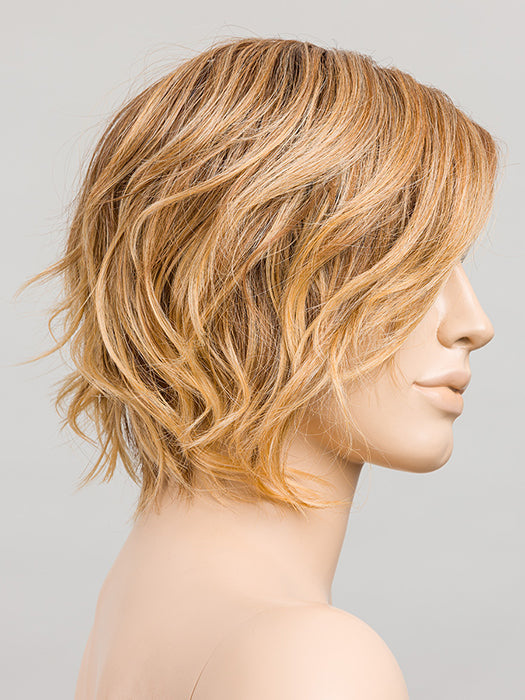 TOFFEE BLONDE ROOTED 27.31.20 | Dark Strawberry Blonde with Light Reddish Auburn and Light Strawberry Blonde Blend with Shaded Roots