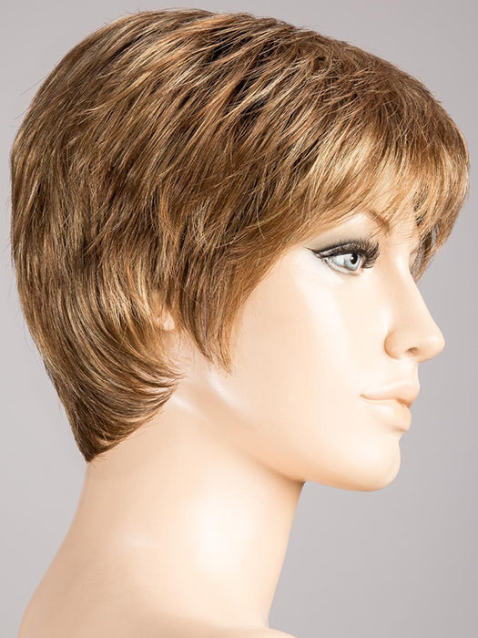 LIGHT BERNSTEIN ROOTED 8.20.27 | Light Auburn, Light Honey Blonde, and Light Reddish Brown Blend and Dark Roots