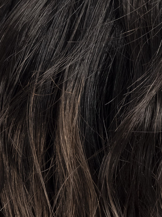 ESPRESSO TIPPED 2.4.8 | Black/Dark Brown with Darkest Brown Blend and Medium Brown Highlights  with Lighter Tipped Ends and Shaded Roots