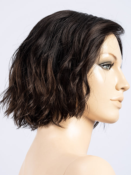 ESPRESSO TIPPED 2.4.8 | Black/Dark Brown with Darkest Brown Blend and Medium Brown Highlights  with Lighter Tipped Ends and Shaded Roots