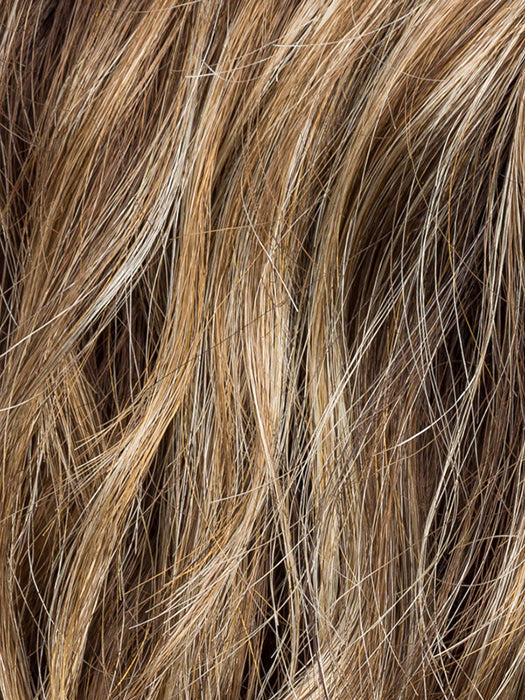 DARK SAND TIPPED 12.20.22 | Lightest Brown and Light Strawberry Blonde and Light Neutral Blonde Blend with Lighter Tipped Ends and Shaded Roots