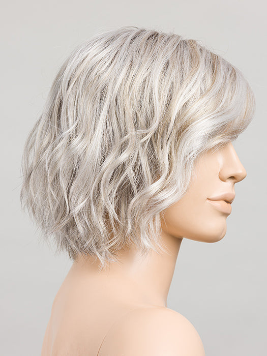 SILVER BLONDE ROOTED 60.23 | Pearl White and Lightest Pale Blonde Blend with Shaded Roots