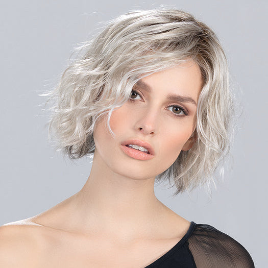 DANCE MONO PART by Ellen Wille in SILVER BLONDE ROOTED 60.23 | Pearl White and Lightest Pale Blonde Blend with Shaded Roots
