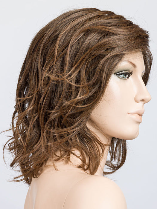 NOUGAT TIPPED 8.12.830 |   Medium Brown, Light Auburn, and Ligthest Brown Blend with Lighter Tipped Ends