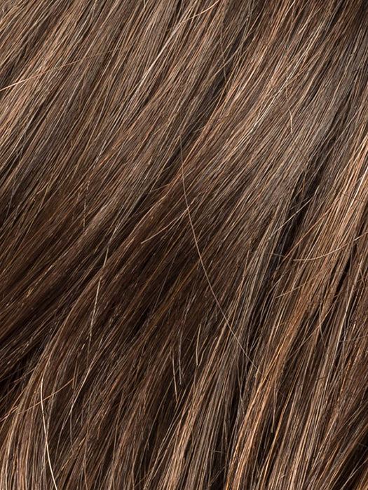 CHOCOLATE ROOTED 830.6 | Medium Brown Blended with Light Auburn, and Dark Brown blends with Shaded Roots 