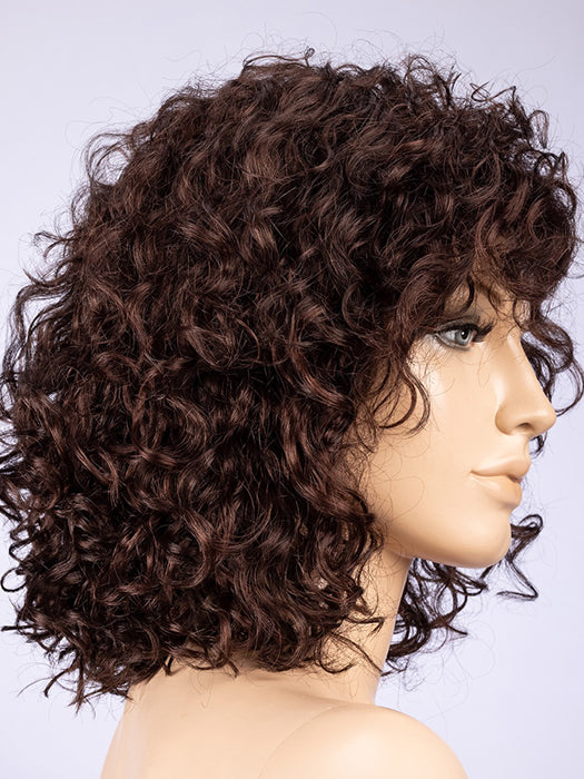 DARK CHOCOLATE ROOTED 4.33 | Darkest Brown Blended with Dark Auburn and Shaded Roots