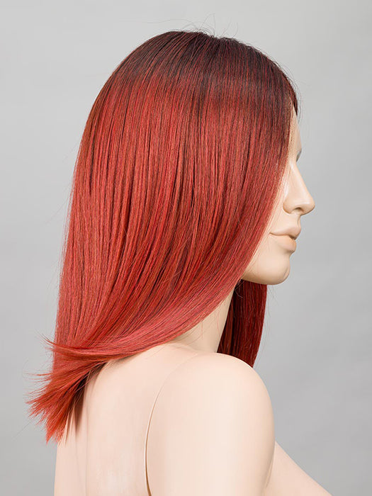 FIRESTORM ROOTED 132.4 | Granat Red and Darkest Brown Blend with Shaded Roots