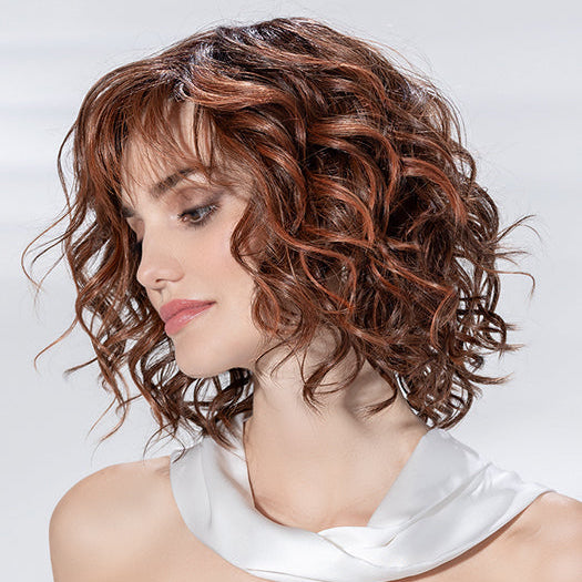 ECLAT DELUXE by Ellen Wille in CINNAMON BROWN ROOTED 33.30.6 | Dark Auburn, Light Auburn and Dark Brown Blend with Shaded Roots