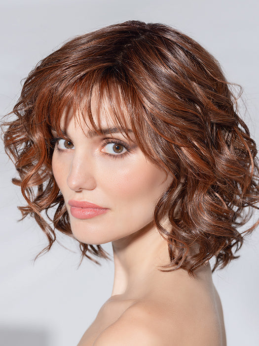 ECLAT DELUXE by Ellen Wille in CINNAMON BROWN ROOTED 33.30.6 | Dark Auburn, Light Auburn and Dark Brown Blend with Shaded Roots