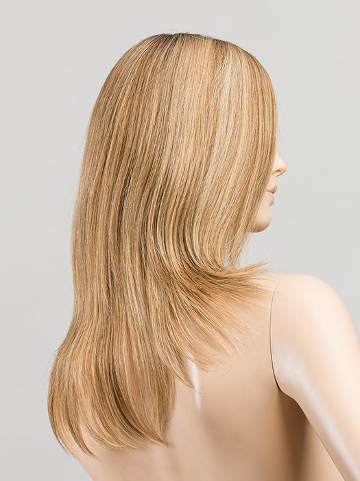 LIGHT BERNSTEIN ROOTED 12.27.26 | Lightest Brown and Dark Strawberry Blonde with Light Golden Blonde Blend and Shaded Roots