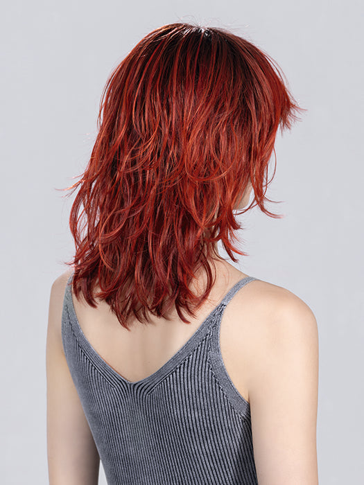 ENERGY by Ellen Wille in FIRESTORM ROOTED 132.32.133 | Granat Red and Deep Reddish Copper with Red Violet Blend and Shaded Roots