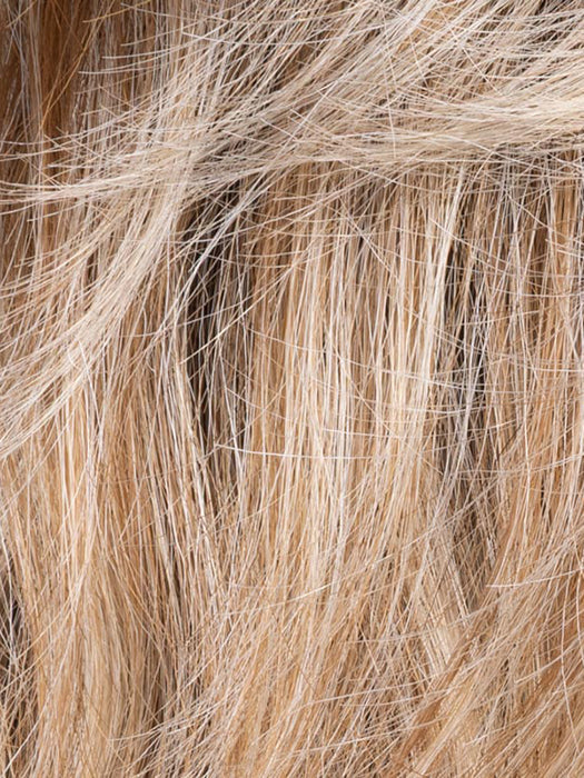 DARK SAND ROOTED 12.22.27 | Lightest Brown with Light Neutral Blonde and Dark Strawberry Blonde Blend with Shaded Roots
